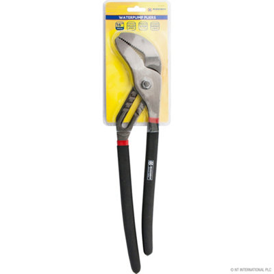 Water Pump Pipe Plier 400Mm Plumbers Tool Wrench Grip Handle Adjustable