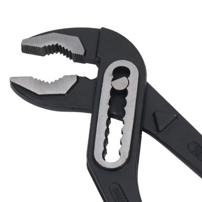 Water Pump Pliers Groove Joint Plier Plumbers Pipe Wrench Grips Gas 16" 410mm