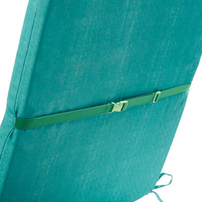 Water Repellant Sunlounger Pad Green