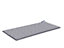 Water-Repellent Bench Pad: Fade-Resistant, 125cmx42cmx5cm Foam, Removable Cover