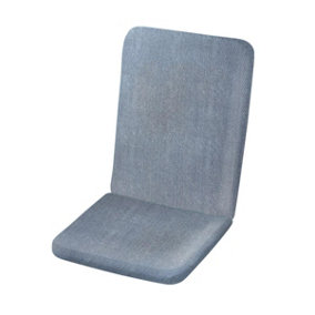 Water-Repellent Chair Pad: Fade-Resistant, 95cmx42cmx4cm Foam, Removable Cover