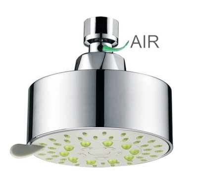 Water Saving Shower Head - Adjustable - 5 Functions - 4