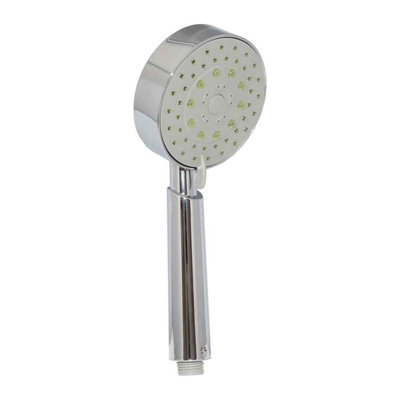 Water Saving Showerhead - Chrome 5 Function Spray Pattern Settings Energy Saving