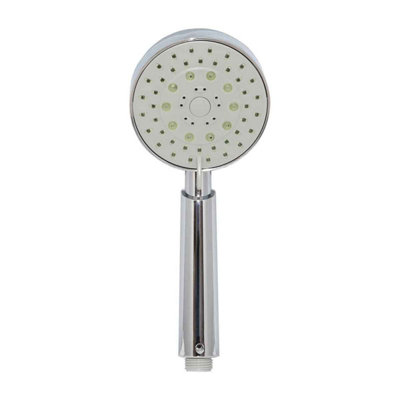 Water Saving Showerhead - Chrome 5 Function Spray Pattern Settings Energy Saving - 3