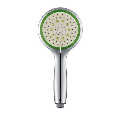 Water Saving Showerhead - Green Dial with 5 Spray Patterns Function Setting