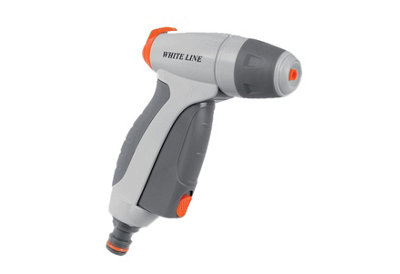 Water Sprayer Hose Gun EN51M - 3-Pattern Metal Spray Gun with Click ...