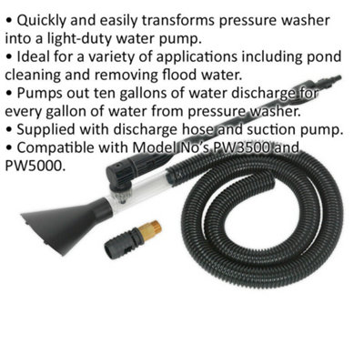 Water Suction Kit Suitable For ys06423 & ys06424 Professional Pressure Washers