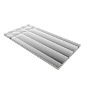 Water Underfloor Heating EPS 400 Grooved Insulation Boards With Aluminium 1200x60x20mm Floor Area 10m2