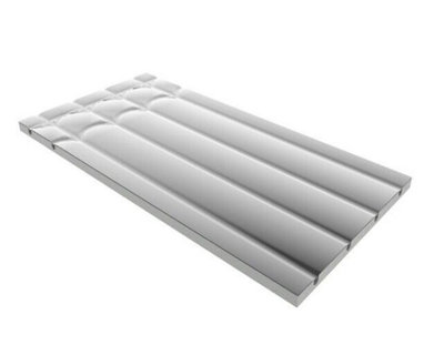 Water Underfloor Heating EPS 400 Grooved Insulation Boards With Aluminium 1200x60x20mm Floor Area 30m2