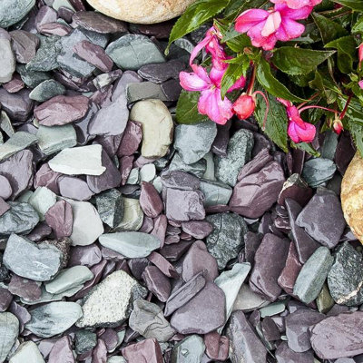 Water-Worn Welsh Slate Blend 20-40mm - Bulk Bag (800kg)