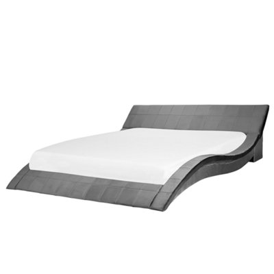 Waterbed Velvet VICHY 180 x 200 cm (EU Super King) Grey