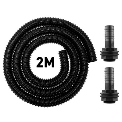 Waterbutt/rain barrel LINKING kit,2m of 1" flexi hose with two hosetails with nut and washer (REQUIRES 33mm HOLES)