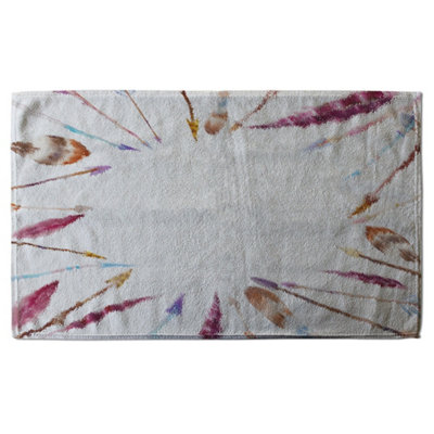 Watercolor boho chic with feathers and arrows (Bath Towel) / Default Title Price Comparisons | Compare The Build