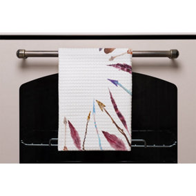 Watercolor boho chic with feathers and arrows (Kitchen Towel) / Default Title