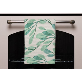 Watercolor botanical (Kitchen Towel) / Default Title
