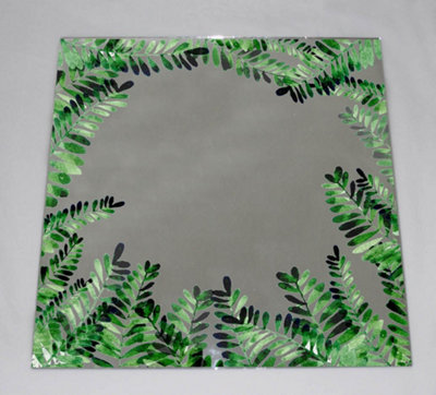 Watercolor botanical (Mirror Art Print) / 31cm x 31cm