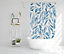 Watercolour blue branches with leaves (Shower Curtain) / Default Title