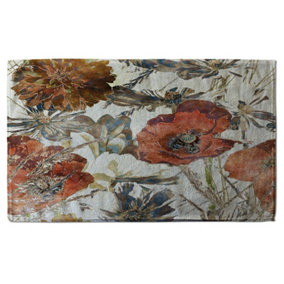 Watercolour Flower Print (Bath Towel) / Default Title