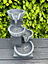 Waterfall x 4 Water Bowls with LED Lights - Solar Panel 47x27x23