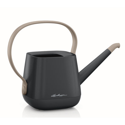 Watering Can 1.7 L, Slate Grey/Taupe Semi-Gloss Plastic LECHUZA YULA H21.5 L30 W14 cm