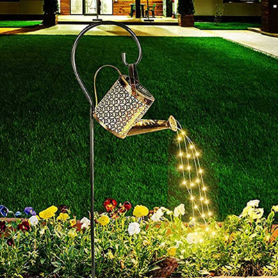 Watering Can with Solar Lights