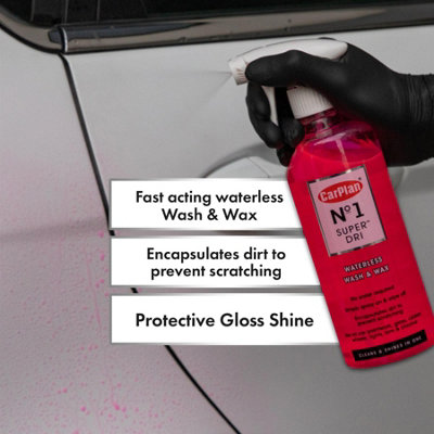 Waterless Wash & Wax Fast & Easy Car Wax CarPlan No.1 Super Dri Spray 600ml - 3