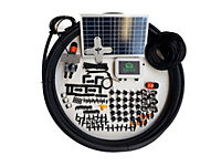 WaterMate Mini - Automatic solar powered greenhouse watering with garden hose connector, suitable for up to 6m2 coverage.
