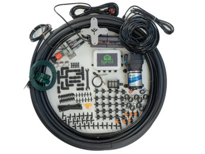 WaterMate Pro - Automatic mains powered greenhouse and polytunnel watering with pump for water tank,  suitable for up to 40m2.