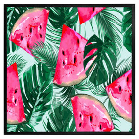 Watermelon (Picutre Frame) / 30x30" / Brown