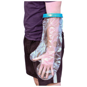 Waterproof Cast and Bandage Protector - Adult Short Arm - Bathroom Washing Aid