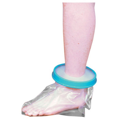 Waterproof Cast and Bandage Protector - Suits Adult Foot - Bathroom Washing Aid