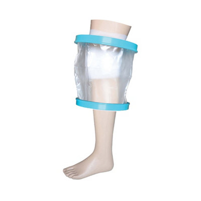 Waterproof Cast and Bandage Protector - Suits Adult Knee - Bathroom Washing Aid