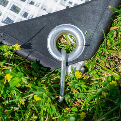 waterproof clear reinforced tarpaulin/builders tarp/camping ground sheet  cover up (1.5m x 2m) - 7