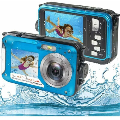 Waterproof Digital Camera, Full Hd 2.7K 48Mp Underwater Camera ...