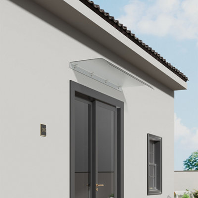 Waterproof Front Door Canopy Outdoor Awning Window Garden Canopy Patio ...