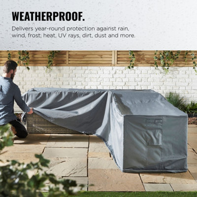 Waterproof Garden L-Shape Sofa Cover