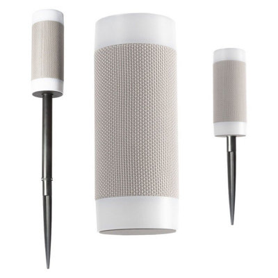 Waterproof LED Light Bluetooth Speaker with Stake USB Rechargeable