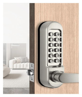 Waterproof Mechanical Single Button Latch Lock with Password No Power ...