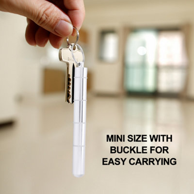 Waterproof Mini Portable Pill Box with Keychain - Includes 5 Cases for Medication Storage