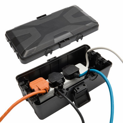 Waterproof Outdoor Extension Box IP54 Rated Power Cable Protector with ...