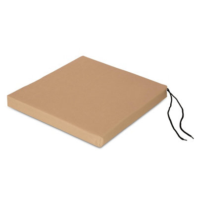Waterproof Outdoor Fabrics Chairpad 40 x 40 x 4CM - BEIGE