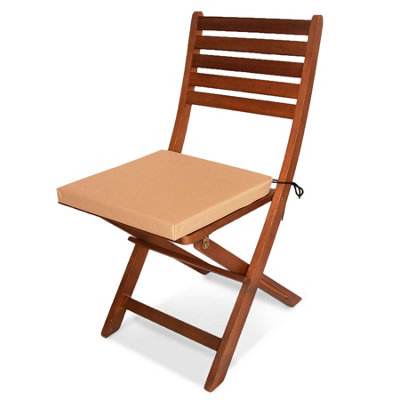 Waterproof Outdoor Fabrics Chairpad 40 x 40 x 4CM - BEIGE - 7