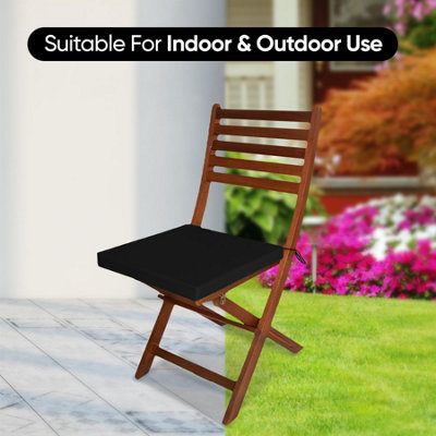 Waterproof Outdoor Fabrics Chairpad 40 x 40 x 4CM - BLACK - 9