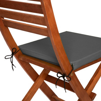 Waterproof Outdoor Fabrics Chairpad 40 x 40 x 4CM - DARK GREY - 8