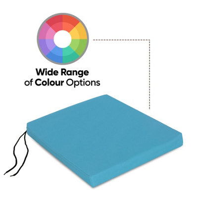Waterproof Outdoor Fabrics Chairpad 50 x 44 x 4CM - OCEAN BLUE - 4
