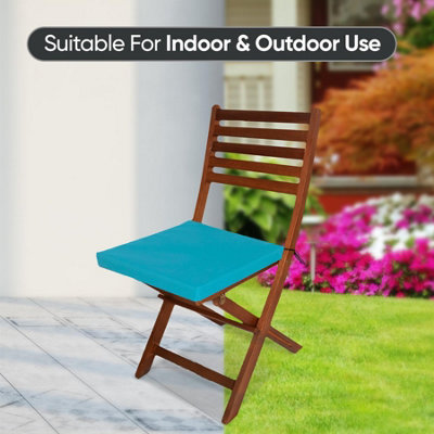 Waterproof Outdoor Fabrics Chairpad 50 x 44 x 4CM - OCEAN BLUE - 9