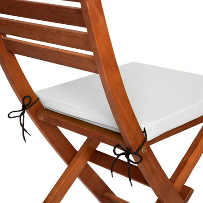 Waterproof Outdoor Fabrics Chairpad 50 x 44 x 4CM - SILVER - 8