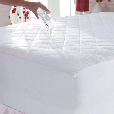 Waterproof Quilted Mattress Protectors Super Soft Cosy Anti Allergy Fitted Mattress Protectors