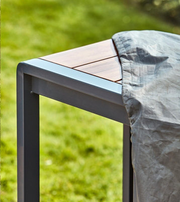 Waterproof Rectangular Furniture Set Cover Eco-friendly Material - H78 x W220 x L145 cm - Grey