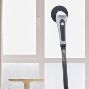 Waterproof Retractable Cordless Electric Cleaning Brush Scrubber with 6 Replaceable Brush Heads